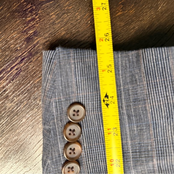 Brooks Brothers Navy Check Blazer - Fitzgerald Fit - Picture 6 of 8